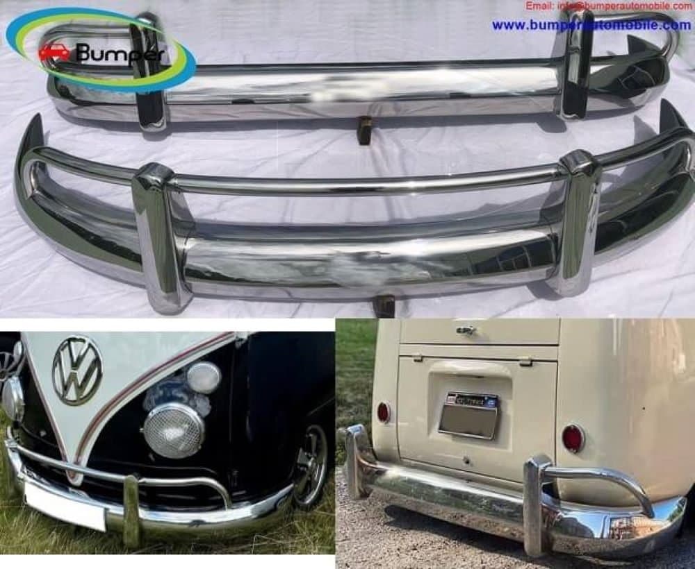 Volkswagen T1 Bus mit geteilter Frontscheibe (1950-1968) USA-Stoßstangen